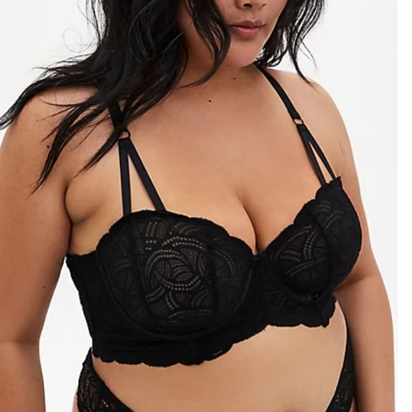 torrid Other - Torrid Black Lace Underwire Bralette Sz 1X